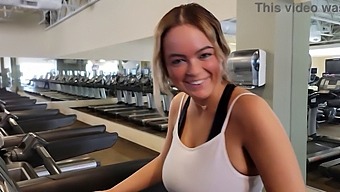 Big Tits Alexis Kay Gets Picked Up And Creampied In The Gym