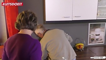 Horny Granny Gives Her Neighbor A Steamy Fucking