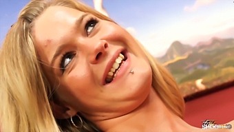 Klara, A Busty And Attractive Blonde, Passionately Performs Oral Sex And Consumes Semen As An Alternative To A Professional Photoshoot