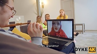 Lesbian Video With Top-Quality Production Featuring Impressive Grandson