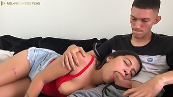 Step-Sister'S Generous Mouth Job Leads To Huge Cumshot
