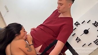 Pao Maldonado Receives A Sensual Massage And Oral Sex From Me On A Massage Table.