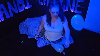 Cute Milf With A Fetish For Balloon Popping