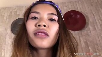 Petite Thai Teen With Braces Auditions For A Cream Pie Surprise