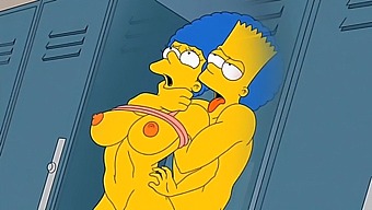 Marge, The Sexy Housewife, Experiences Intense Pleasure As She Receives A Creampie In All Her Holes / Toons / Anime / Hentai
