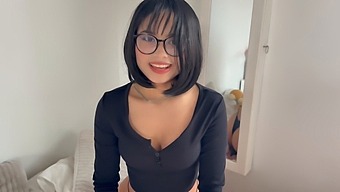 Anime Beauty Loses A Game And Gets An Amateur Facial On Her Big Thighs