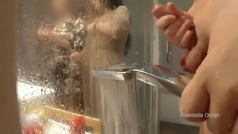 My Pervert Family: Step Mom Caught Me Jerking Off In The Bathroom
